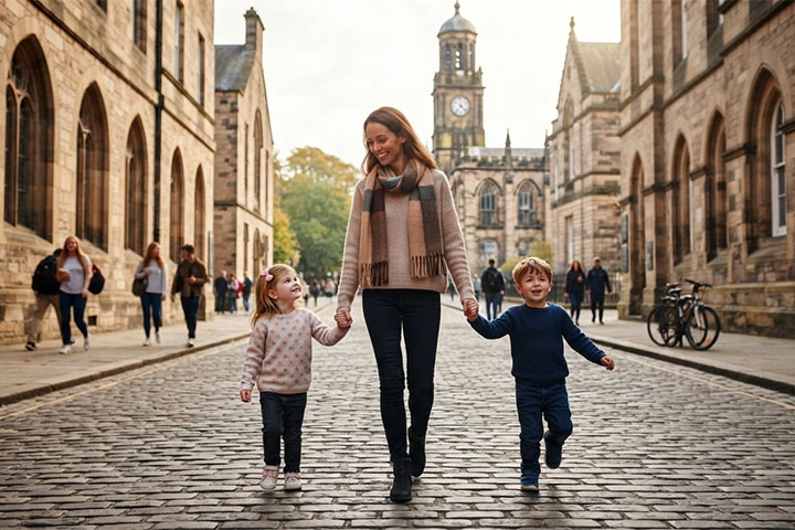 study abroad with family visa