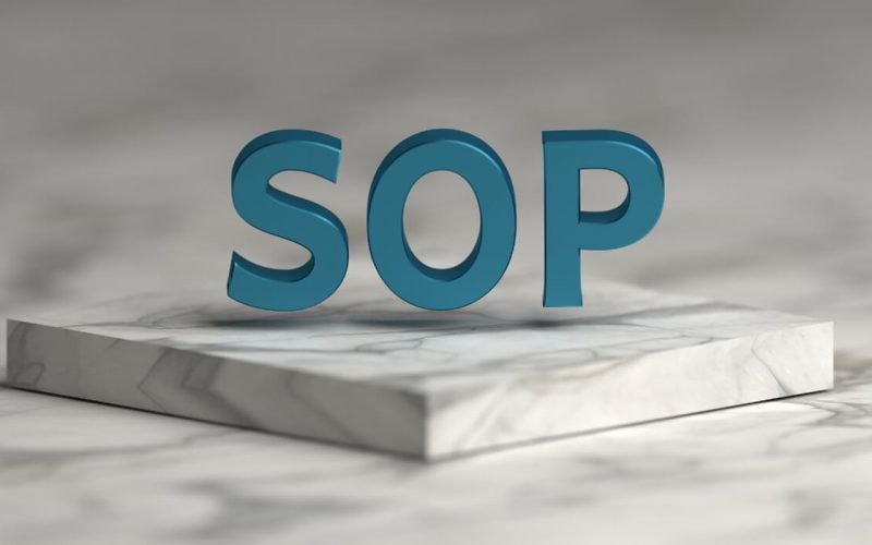 how to write an impressive SOP